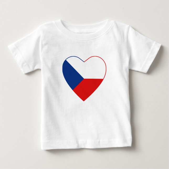 Tschechien Flag Herzblut T - Shirt (Vorderseite)
