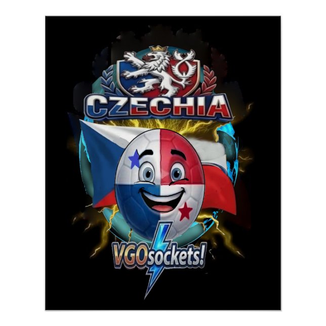 Tschechien-GBall Poster (Vorderseite)