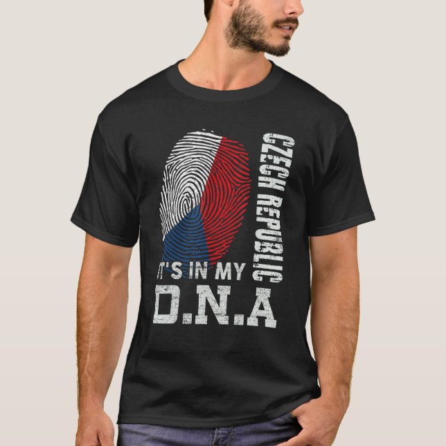 Tschechien ist in meiner Dna Tschechien T-Shirt (Vorderseite)