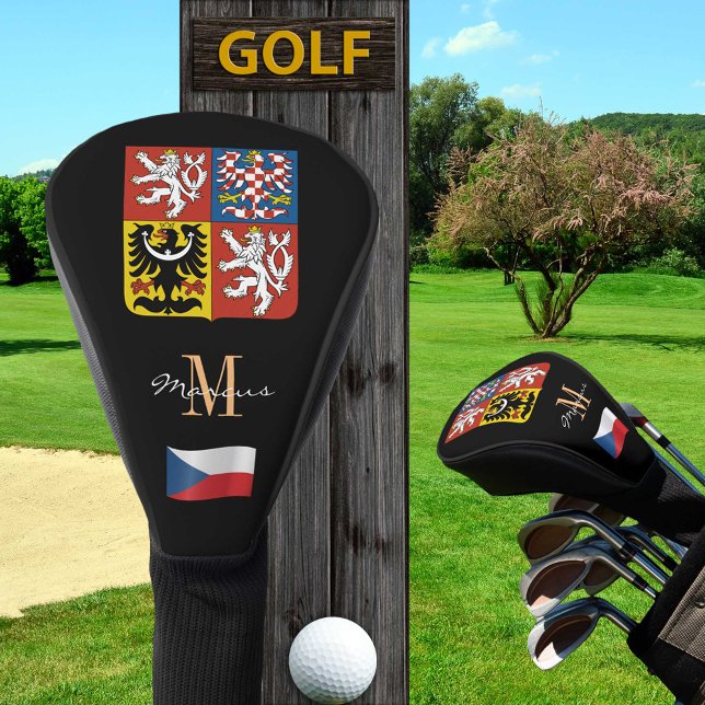 Tschechien und Tschechische Fahne Mit Monogramm Go Golf Headcover (Von Creator hochgeladen)