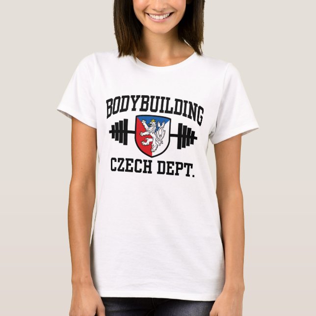 Tschechische Bodybuilding T-Shirt (Vorderseite)
