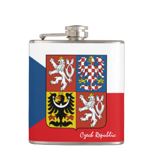 Tschechische Fahne & Reisen Tschechische Republik/ Flachmann
