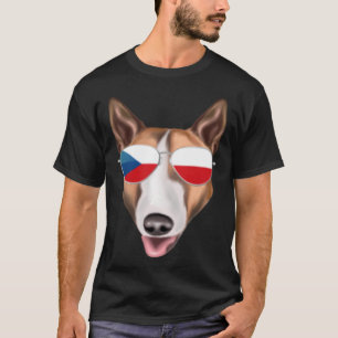 Tschechische Flagge Bull Terrier Dog Tscheche Pock T-Shirt