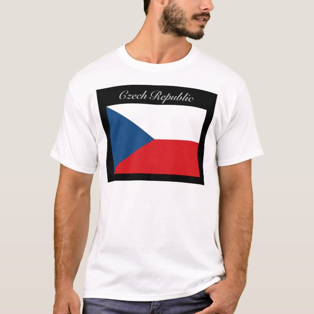 Tschechische Flagge - Ceska Republika T-Shirt (Vorderseite)