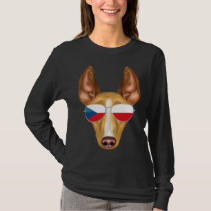 Tschechische Flagge Cirnechi dellu2019Etna Hund Ts T-Shirt