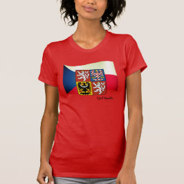 Tschechische Flagge, Emblem und tschechische Mode  T-Shirt