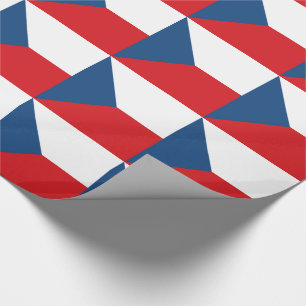 Tschechische Flagge Geschenkpapier
