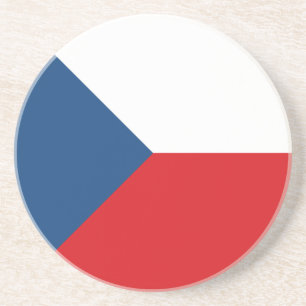 Tschechische Flagge Getränkeuntersetzer