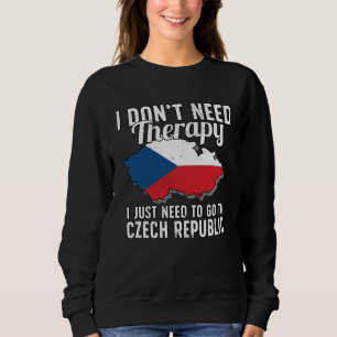 Tschechische Flagge I Flagge der Tschechischen Rep Sweatshirt