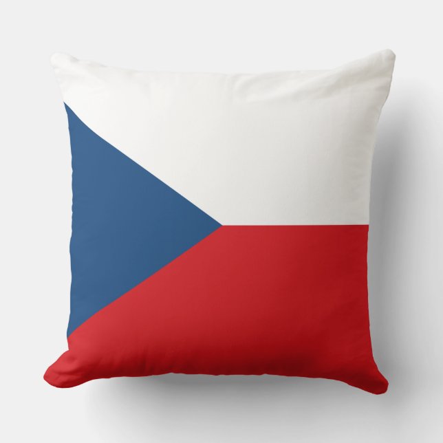 Tschechische Flagge Kissen (Vorderseite)