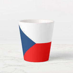 Tschechische Flagge Milchtasse