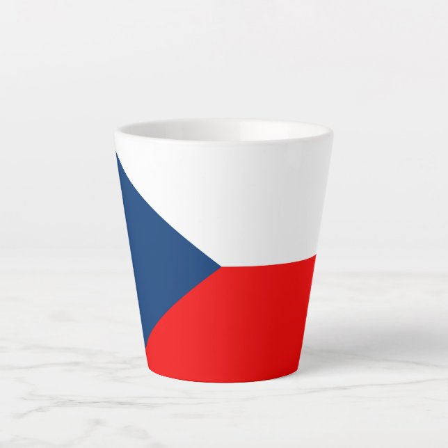 Tschechische Flagge Milchtasse (Vorderseite)