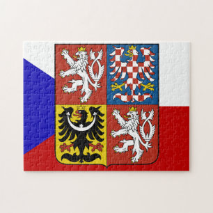Tschechische Flagge Puzzle