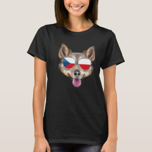 Tschechische Flagge Schwedisches Vallhund Dog Tsch T-Shirt