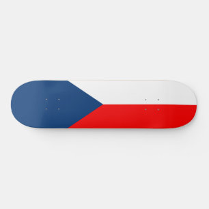 Tschechische Flagge Skateboard