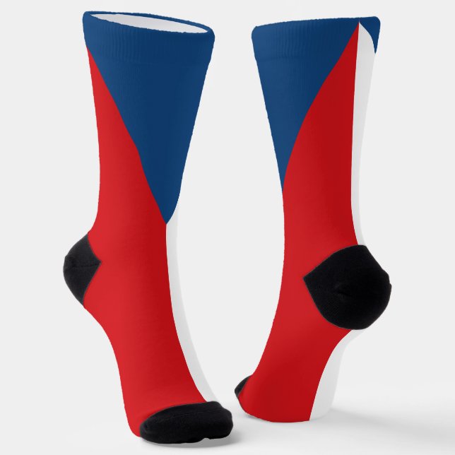 Tschechische Flagge Socken (Gewinkelt)