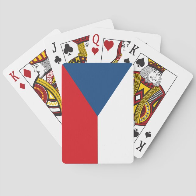 Tschechische Flagge Spielkarten (Rückseite)