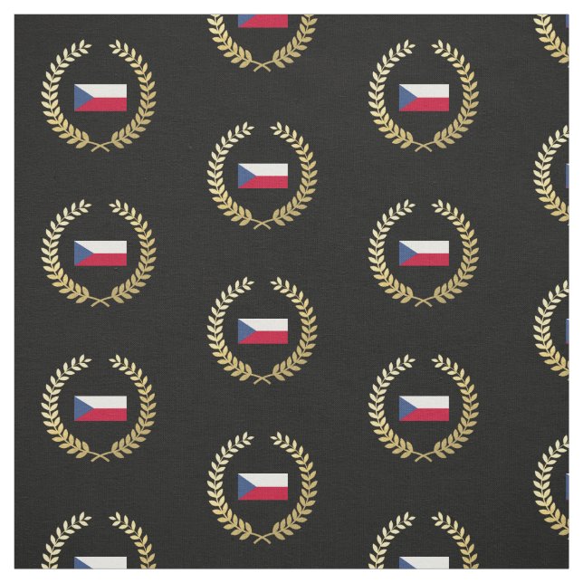 Tschechische Flagge Stoff (Muster)