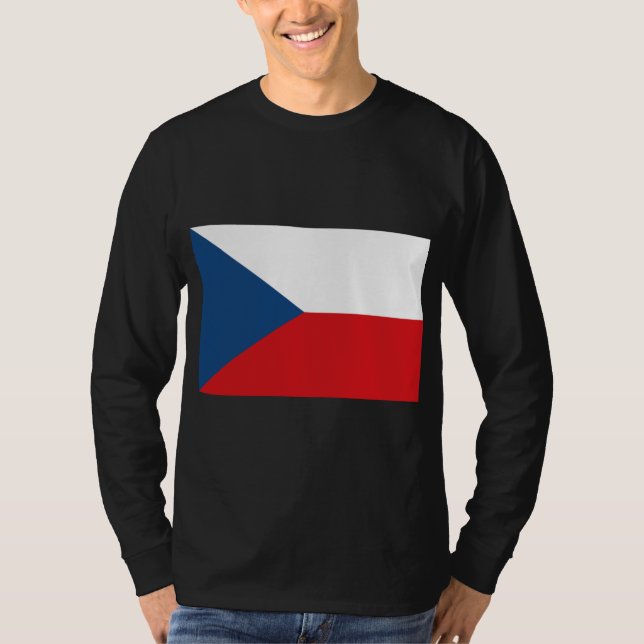 Tschechische Flagge T-Shirt (Vorderseite)