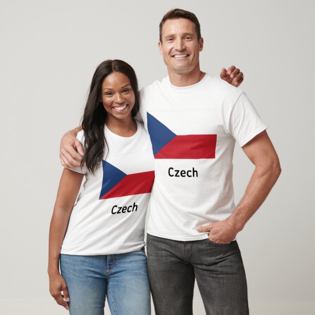 Tschechische Flagge T-Shirt (Unisex)