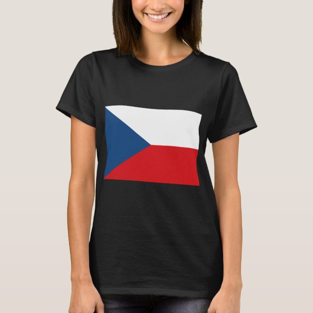Tschechische Flagge T-Shirt (Vorderseite)