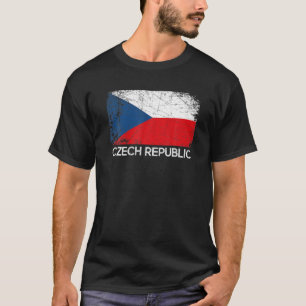 Tschechische Flagge   Vintages Geschenk aus Tschec T-Shirt