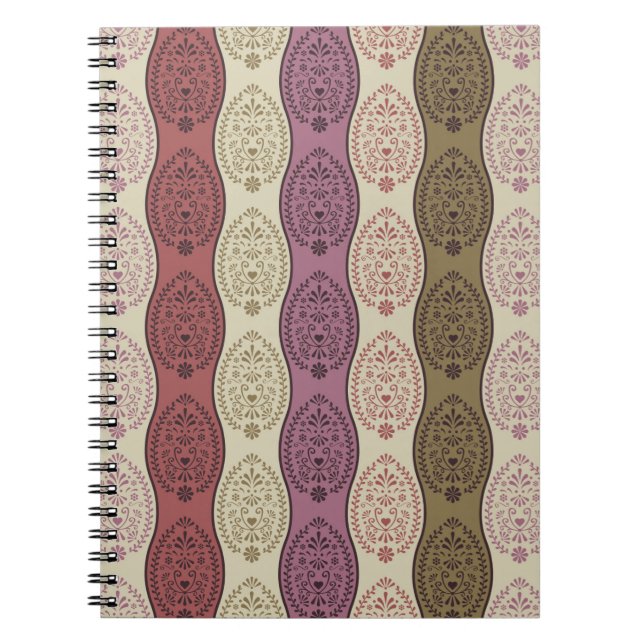 Tschechische Folk Art Ostereier Notizblock (Vorderseite)