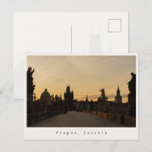 Tschechische Hauptstadt Brücke bei Sonnenaufgang,