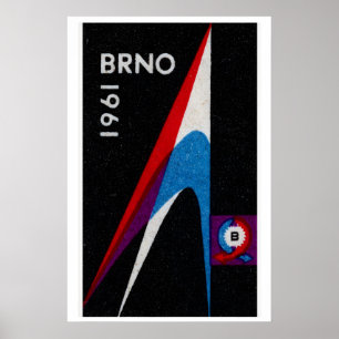 Tschechische Internationale Messe 1961 - Streichho Poster