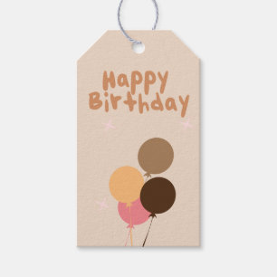 Tschechische Luftballons Alles Gute zum Geburtstag Geschenkanhänger
