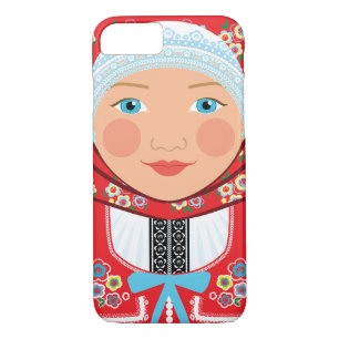 Tschechische Matryoshka-Rechtssache iPhone 8/7 Hülle