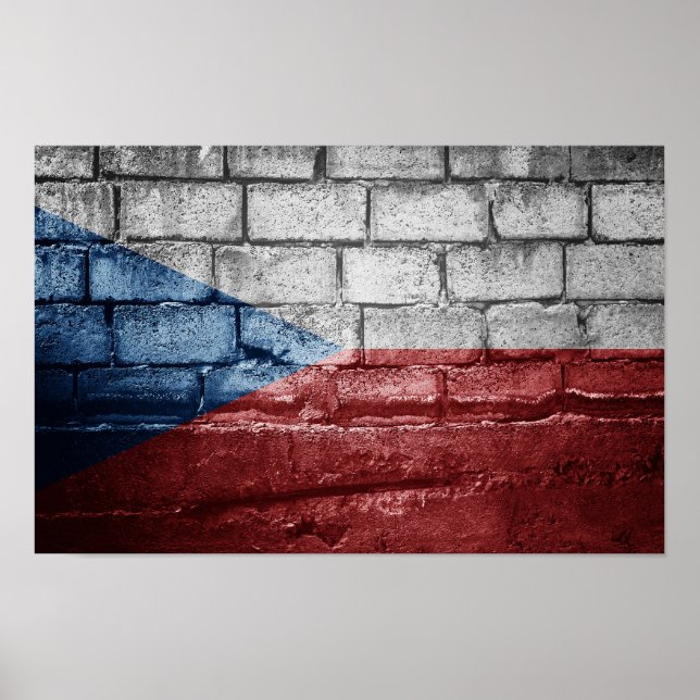 Tschechische Mauer Poster (Vorne)