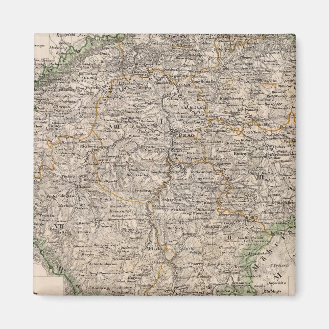 Tschechische Republik 2 Magnet (Vorne)