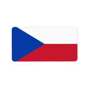Tschechische Republik Adressaufkleber