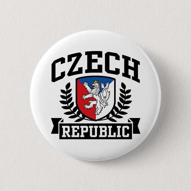 Tschechische Republik Button (Vorderseite)