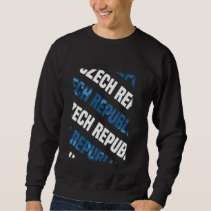 Tschechische Republik Camouflage Muster Blue Camou Sweatshirt