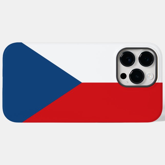 Tschechische Republik Case-Mate iPhone Hülle (Rückseite (Horizontal))