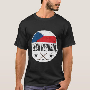 Tschechische Republik Eishockey Flag Jersey Suppor T-Shirt