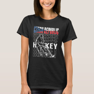 Tschechische Republik Eishockeyfans Tschechische T-Shirt