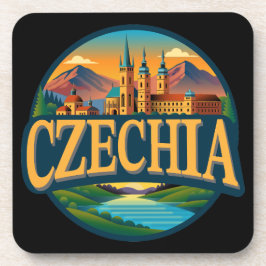 Tschechische Republik Europa Getränkeuntersetzer