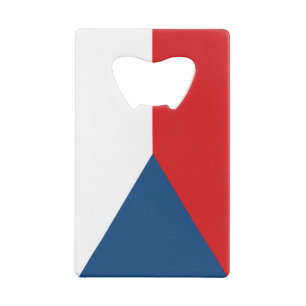 Tschechische Republik-Flagge Geldkarten Flaschenöffner