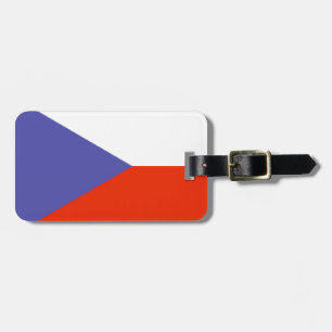 Tschechische Republik-Flagge Gepäckanhänger