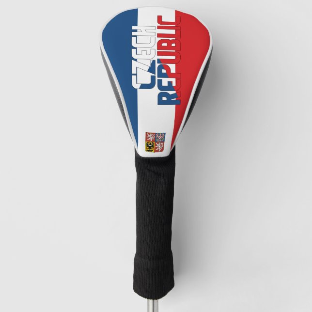 Tschechische Republik Flagge Gorgetic Patriotic Golf Headcover (Vorderseite)