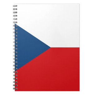 Tschechische Republik Flagge Notizblock