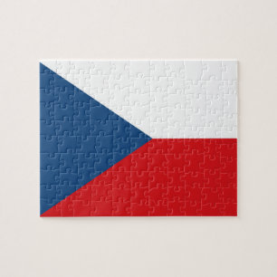 Tschechische Republik Flagge Puzzle