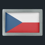 Tschechische Republik-Flagge Rechteckige Gürtelschnalle<br><div class="desc">Willkommen zum Flaggenspeicher!  Fühlen Sie sich frei,  dieses besonders anzufertigen,  um Ihren Bedarf zu erfüllen.  Haben Sie einen wunderbaren Tag!</div>