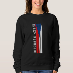 Tschechische Republik Flaggenfarben Sweatshirt
