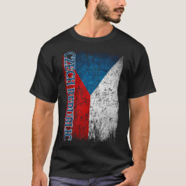 Tschechische Republik Flaggengeschenk Frauen Männe T-Shirt