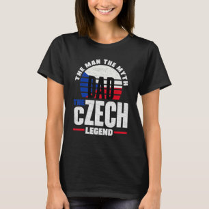 Tschechische Republik Flaggenpater T-Shirt