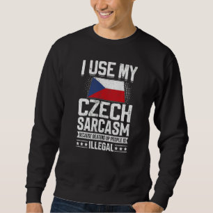 Tschechische Republik FlaggenSouvenirs für Tschech Sweatshirt